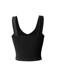 Ribbed Sculpt Crop
