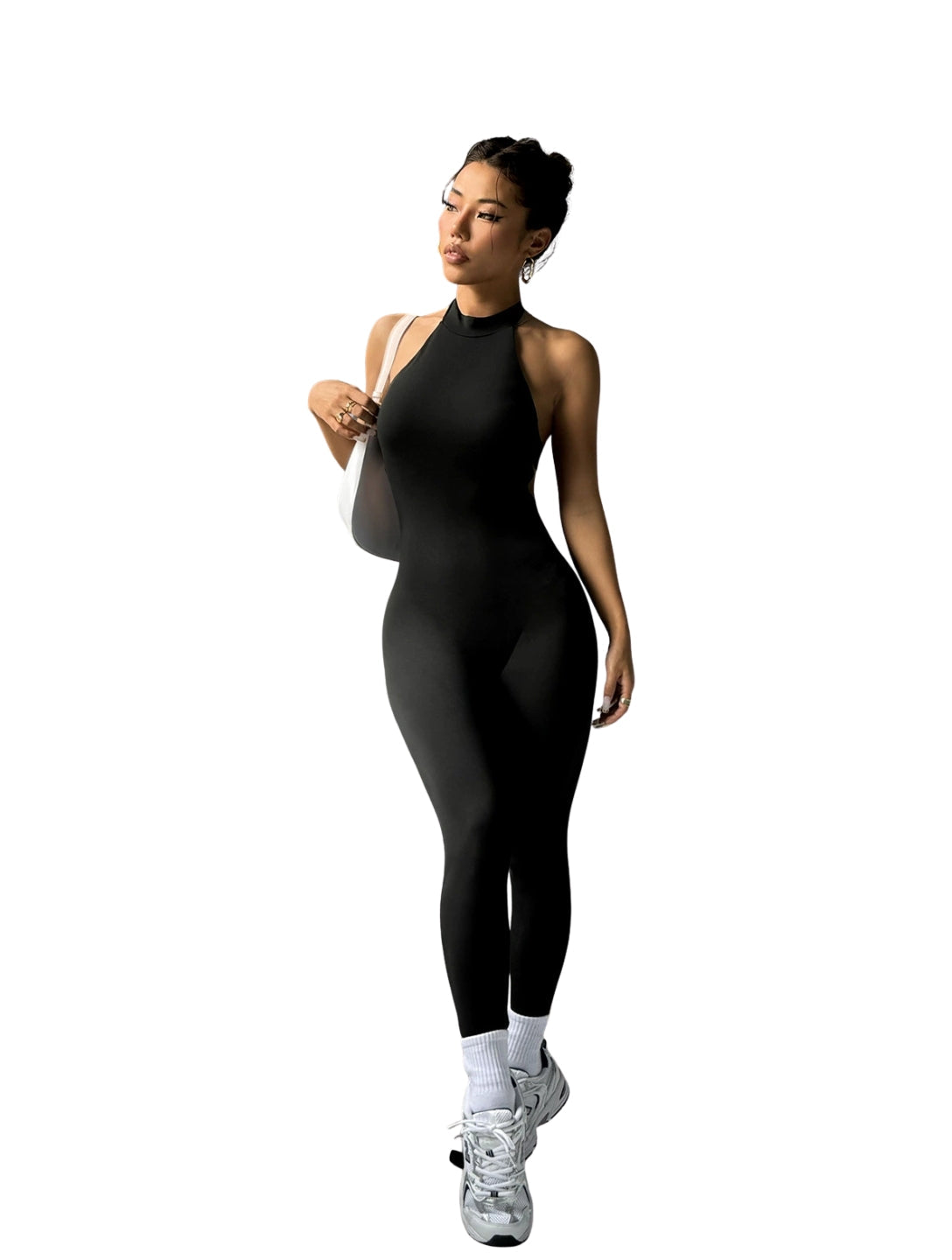 High Neck Sport Jumpsuit