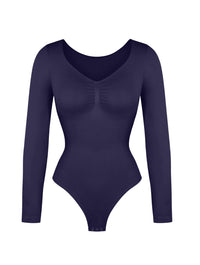 Long Sleeve Ruched Bodysuit