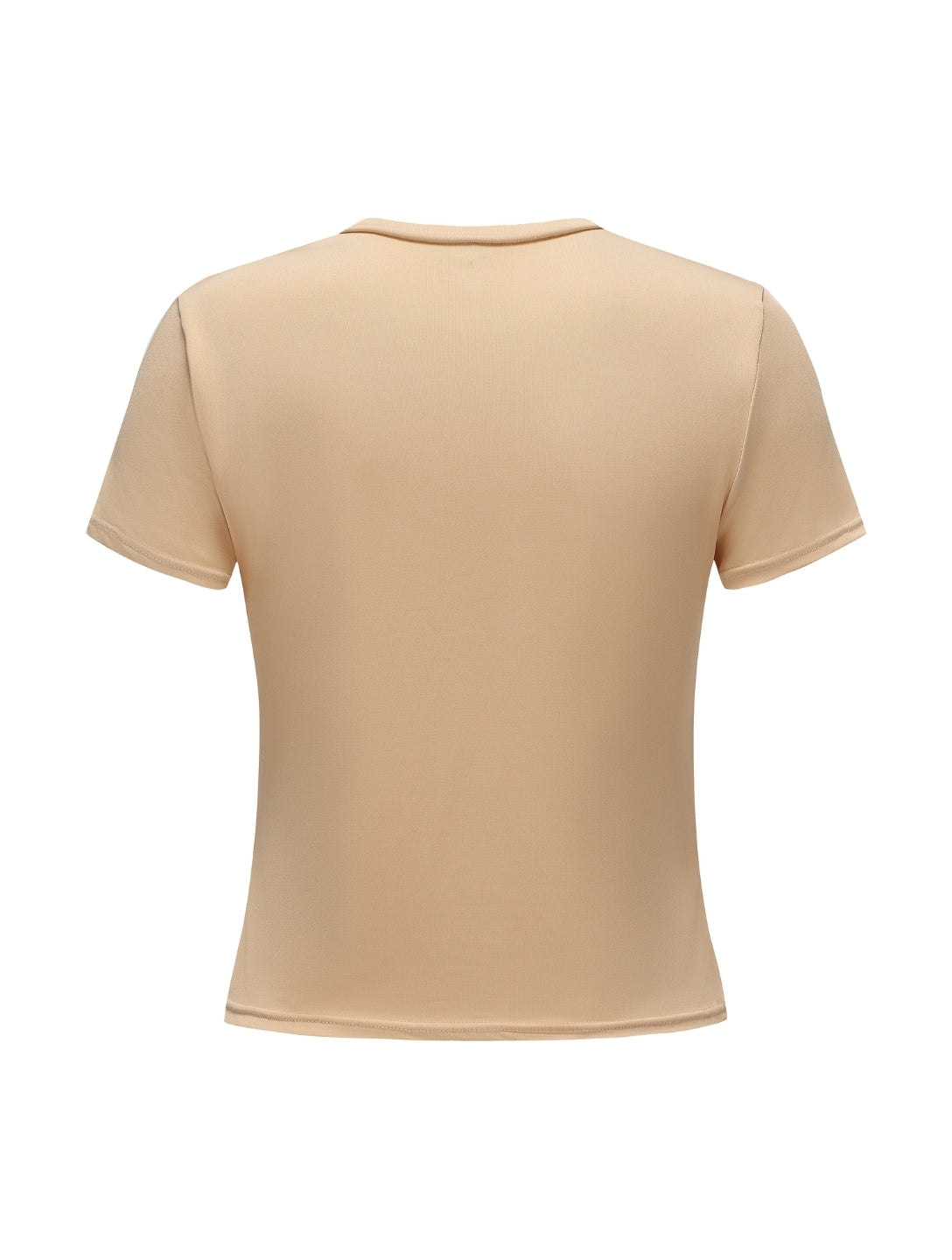 Short Sleeve Crew Neck Top
