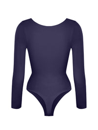 Long Sleeve Ruched Bodysuit