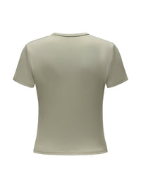 Short Sleeve Crew Neck Top