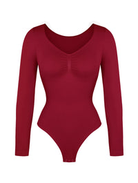 Long Sleeve Ruched Bodysuit