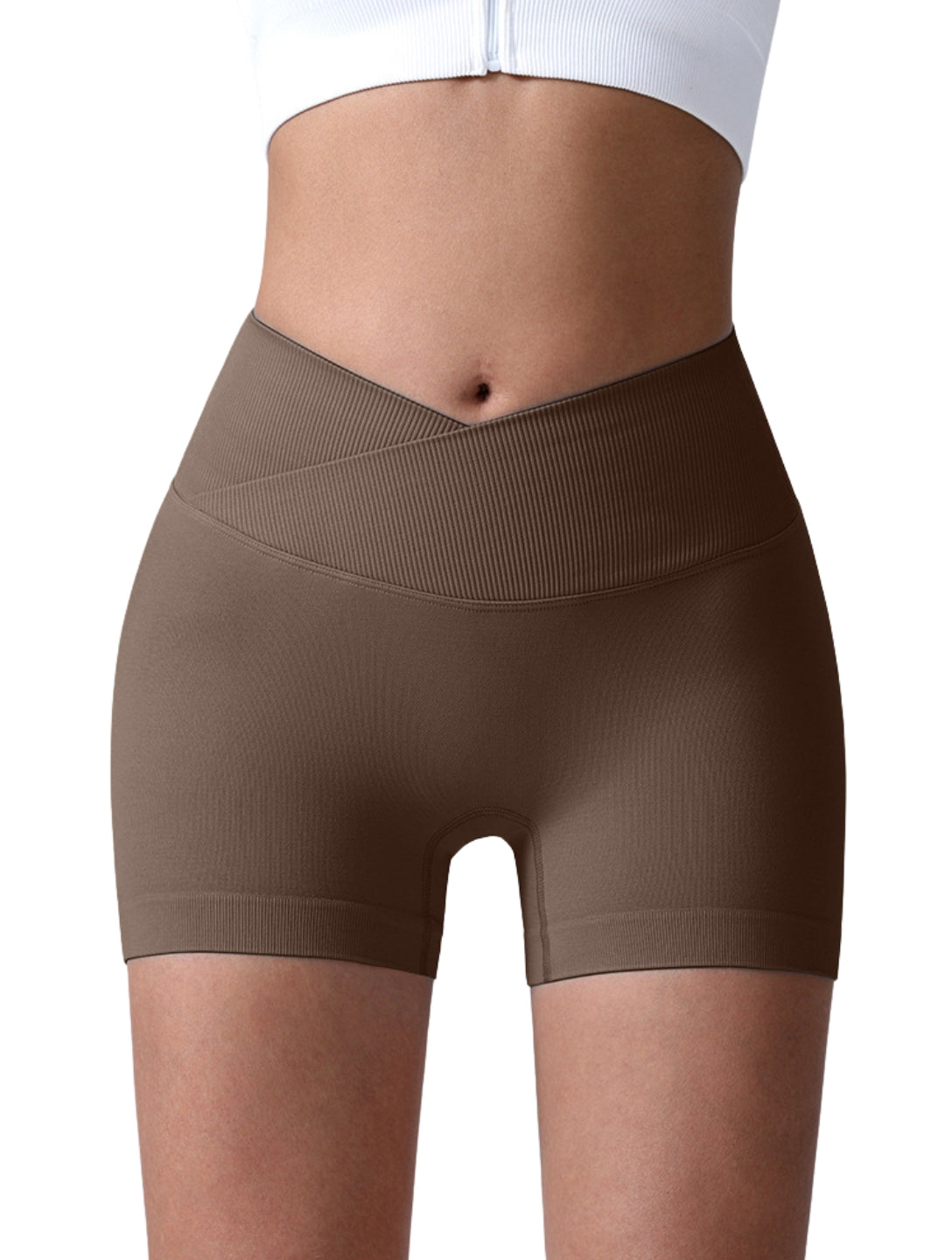 Sculpt V-Waist Scrunch Shorts