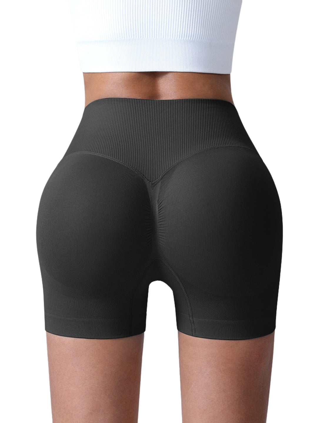 Sculpt V-Waist Scrunch Shorts