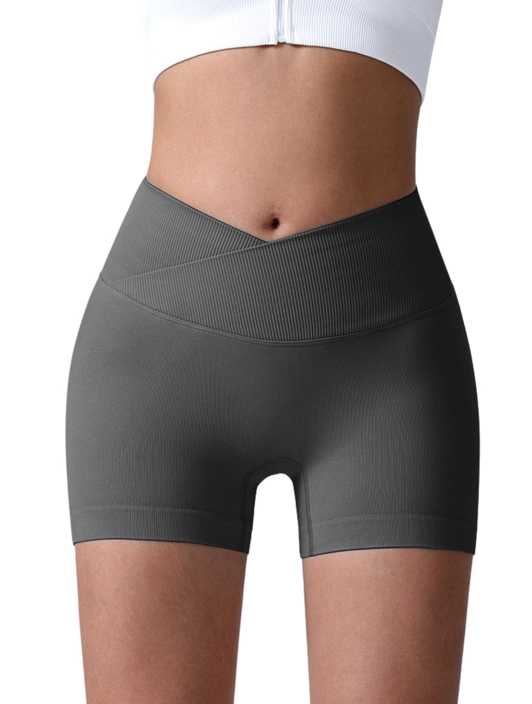 Sculpt V-Waist Scrunch Shorts