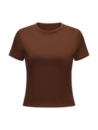 Short Sleeve Crew Neck Top