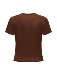 Short Sleeve Crew Neck Top