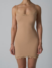 The Smooth Lace Singlet Dress