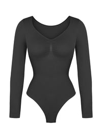 Long Sleeve Ruched Bodysuit