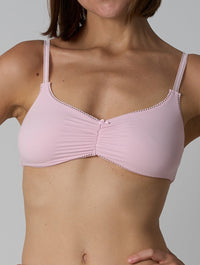 The Smooth Picot Ruched Bralette