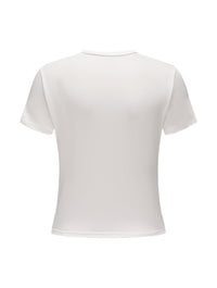 Short Sleeve Crew Neck Top