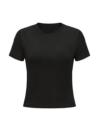 Short Sleeve Crew Neck Top