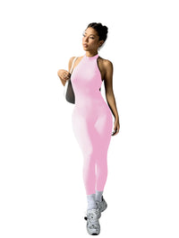 High Neck Sport Jumpsuit