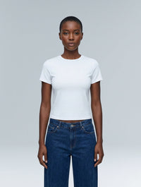 Short Sleeve Crew Neck Top