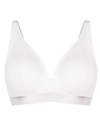 Deep V-Neck Ribbed Bralette