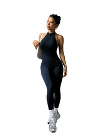 High Neck Sport Jumpsuit