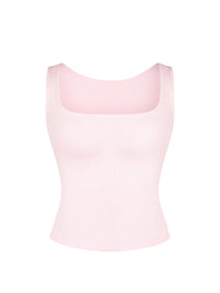 Square Neck Ribbed Tank