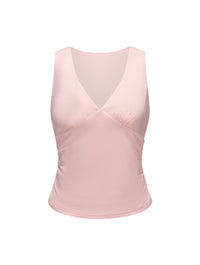 V-Neck Ruched Top