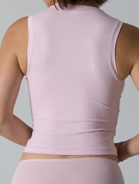 Cotton High Neck Top