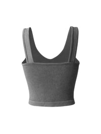 Ribbed Sculpt Crop