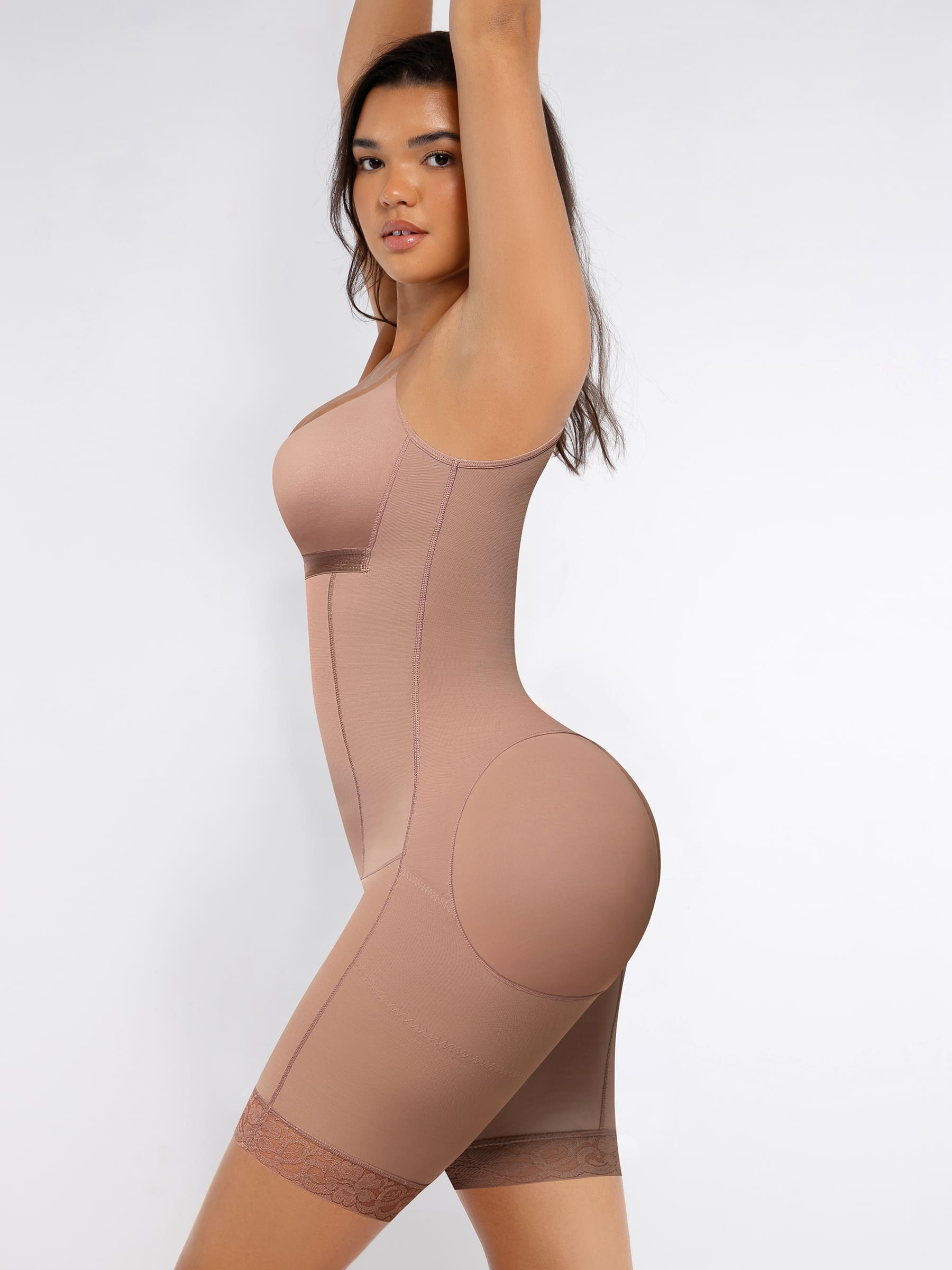 Open Bust Tummy Control Butt Lift Bodysuit