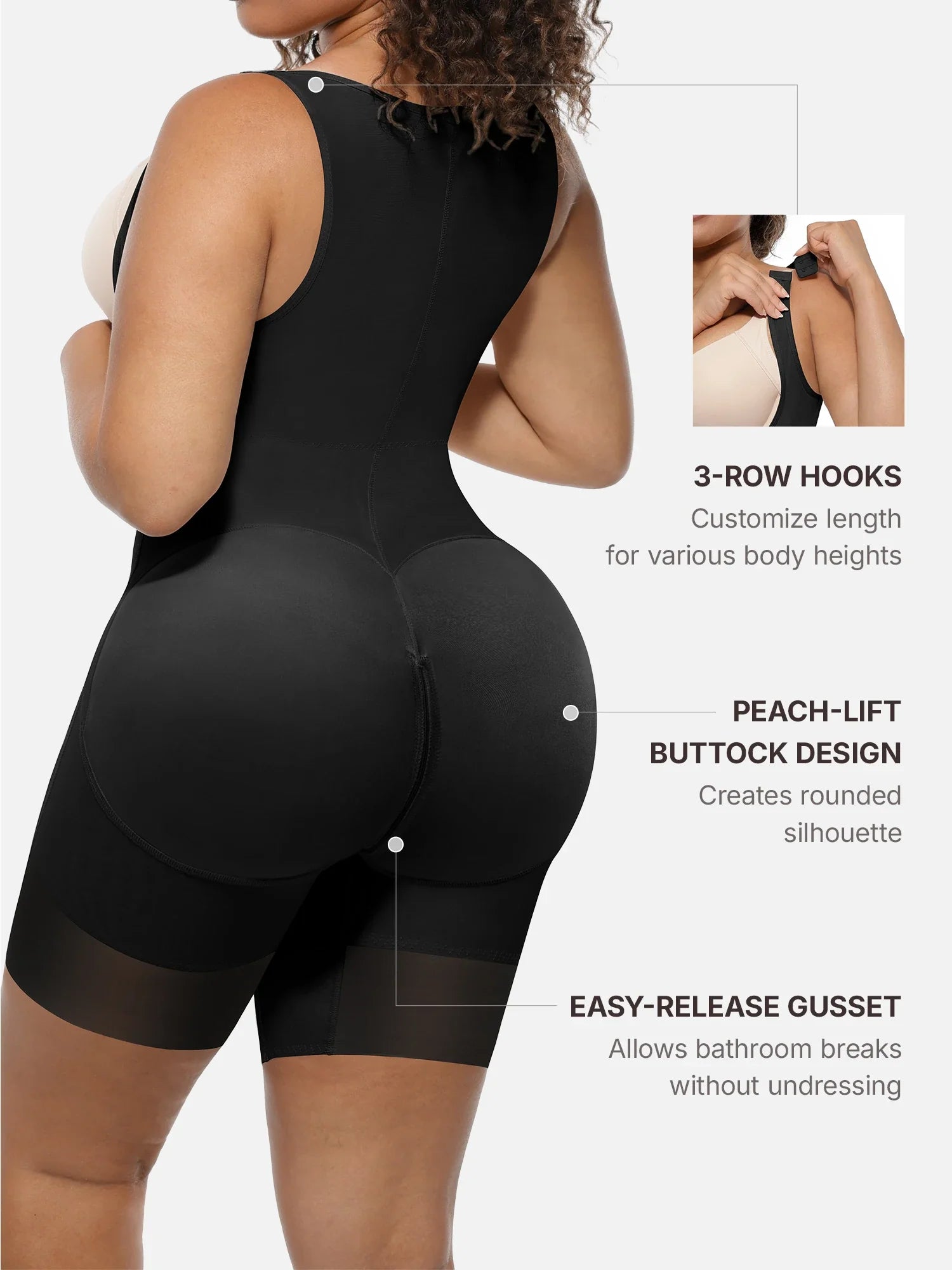 Feelingirl FeelVibe™ U-Shaped Faja Tummy Control Butt Lift Bodysuit