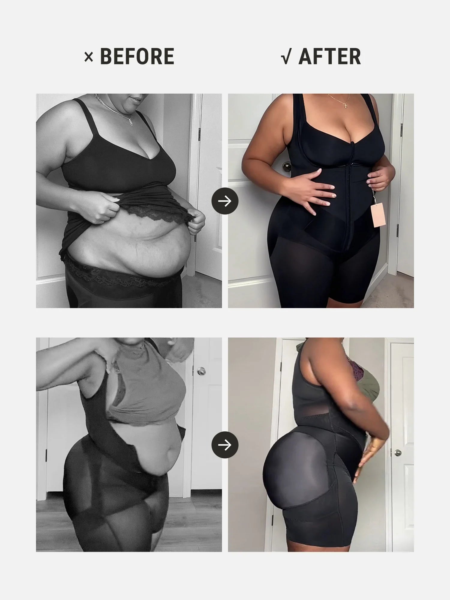 Feelingirl FeelVibe™ U-Shaped Faja Tummy Control Butt Lift Bodysuit