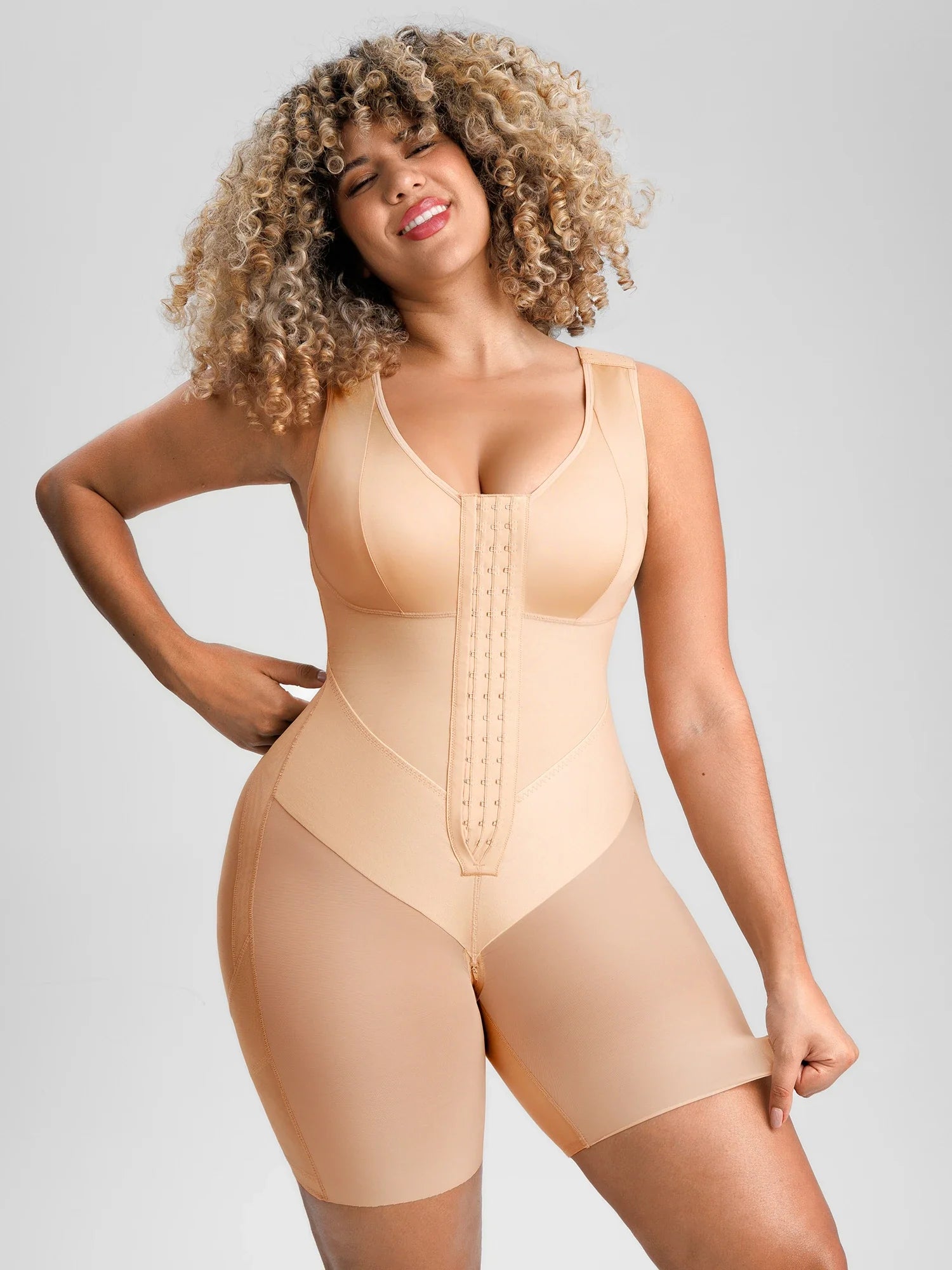 Feelingirl FeelVibe™ V-Band Waist Snatching Contour Bodysuit
