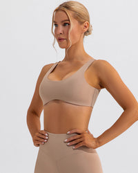 Jessa Sports Bra - Almond