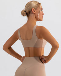 Jessa Sports Bra - Almond