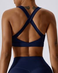 Jocelyn Sports Bra - Navy