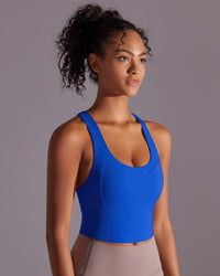 Lumi Crop Top - Blue