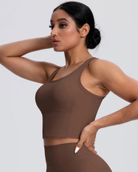 Rowan Crop Top - Brown