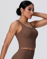 Rowan Crop Top - Brown