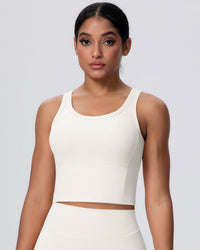 Rowan Crop Top - Cloud