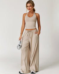 Rowena Crop Top - Beige