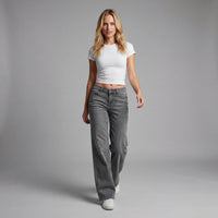 Everyday Wide-Leg Baggy Jeans