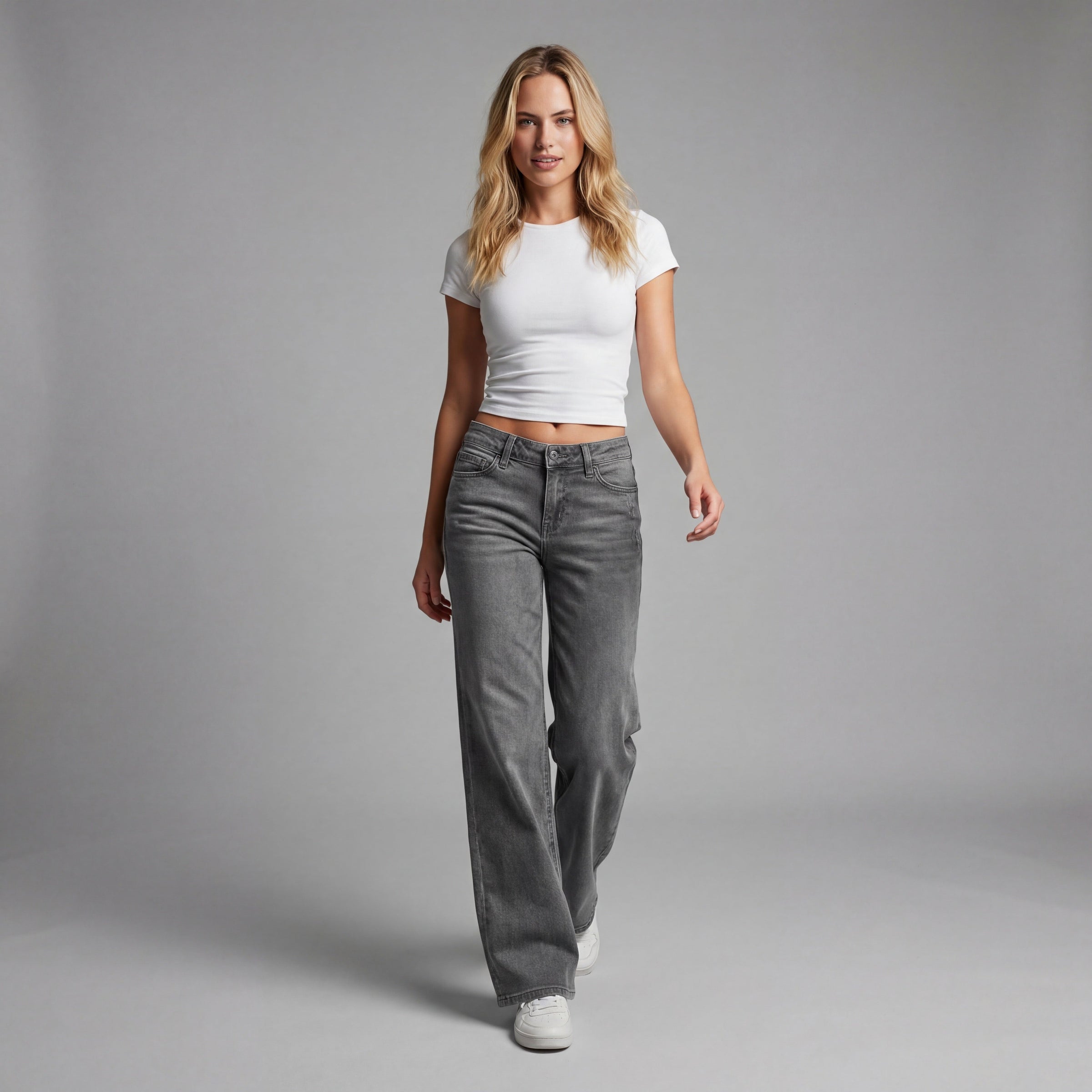 Everyday Wide-Leg Baggy Jeans